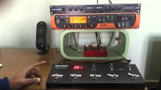 Rjm Mastermind MIDI Foot Controller Setup w Eleven Rack [upl. by Nealon572]