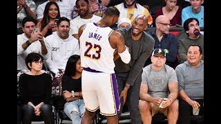 Kobe Bryant Attends Lakers Game at Staples Center Best Highlights [upl. by Tavia931]