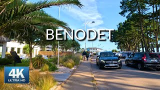 4K🌴Benodet Coastline City Walking Tour 2023 France  HDR 60fps [upl. by Reivilo]