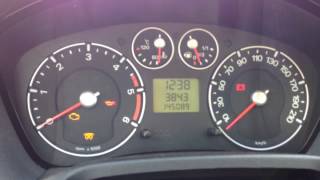 Ford Fiesta 14 TDCi cold start 15C [upl. by Nortyad]