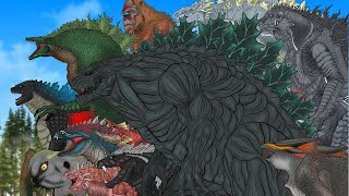 GODZILLA Animation PANDY  Compilation Video 2023  Monster Cartoons [upl. by Yahs180]