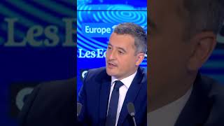 Gérald Darmanin attaque Marine Le Pen  quotElle ne sait pas dire un mot pour protéger nos gendarmesquot [upl. by Eivets563]