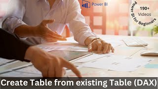 Power BI Tutorial Series for Beginners Part 17 Create Table from existing TableDAX DAX SUMMARIZE [upl. by Atteuqaj]