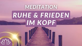 Befreie dich in 15 Minuten von Stress amp innerer Unruhe I Meditation [upl. by Eecak]