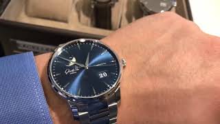 Senator Excellence blue dial hands on  Baselworld 2018 [upl. by Hestia]