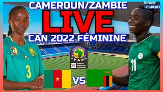 Live CamerounZambie Féminine • CAN Féminine 2022 [upl. by Vasyuta]