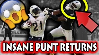 Best Punt Returns in Football History [upl. by Oaoj273]