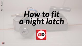 How to fit a night latch [upl. by Orat]