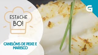 🦐 Receita de CANELÓNS DE PEIXE E MARISCO [upl. by Goulder222]