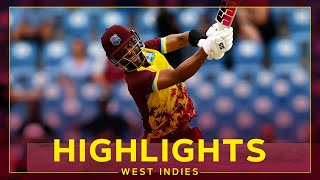 Flying Start With The Bat  Highlights  West Indies v England  5th T20I [upl. by Millur]