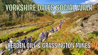 Yorkshire Dales Social Walk Hebden Gill Grassington Lead mines [upl. by Ritter603]