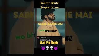 Emiway Bantai Ne Sabko Pyar Diya Lekin Fir Bhi Hate Mila 🤡 disstrack rapper hiphop shorts [upl. by Gnod347]