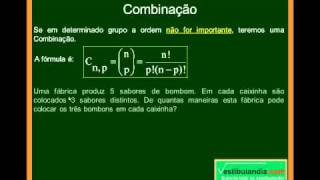 Matemática  Aula 30  Análise Combinatória  Parte 6 [upl. by Harmonia]