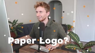 Can you Make A Logo Out Of Paper [upl. by Ahsieuqal]