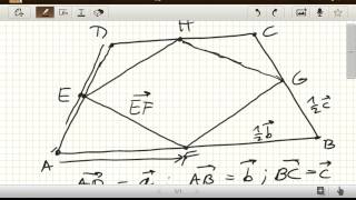 Beweis mit der Vektorgeometrie Das Parallelogramm [upl. by Lakim384]