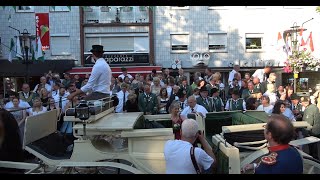 Schützenfest in Dormagen 2024 Die Abfahrt mit Hofstaat nach der Königsparade [upl. by Roseanne496]