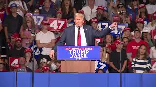 Former President Donald Trump hosts campaign rally in Reno [upl. by Radman]