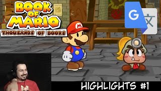 highlights best of garuku bluemoon playing book of mario thousands of doors [upl. by Eenolem803]