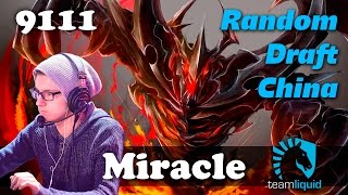 Miracle Shadow Fiend  Random Draft China Dota 2 [upl. by Rika]