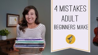 Avoid These 4 Mistakes  Adult Beginners Guide to Learning Violin [upl. by Gnik]