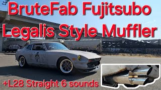 BruteFab Fujitsubo Style 280Z Muffler [upl. by Sachi]