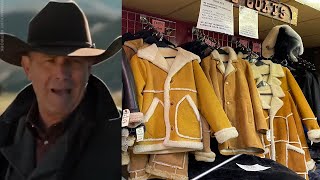 Yellowstone cast gets their sheepskin coats from this shop [upl. by Ileyan316]