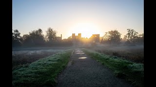 Cold n Crisp Cowdray Ruins autumn sunrise style [upl. by Ardnwahs]