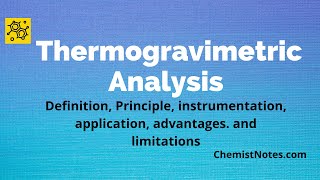 PRINCIPLE OF GRAVIMETRIC ANALYSIS GRAVIMETRIC ANALYSIS jhwconcepts711 [upl. by Marr]