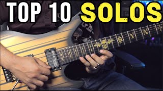 TOP 10 AVENGED SEVENFOLD SOLOS with tabs [upl. by Cline]