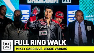 Mikey Garcia Enters the Ring Ahead of Fight Against Jessie Vargas [upl. by Eisdnyl]