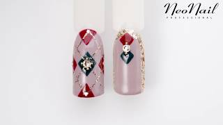 KARO MUSTER  NailartTutorial  NeoNail [upl. by Marie854]