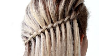 3 Strand Waterfall Braid Step by Step the Easy Way  Hair tutorial by Another Braid shorts [upl. by Lagas]