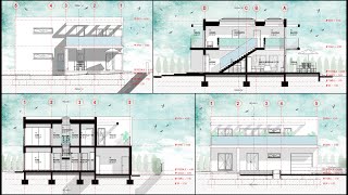 REVIT SERIES ON THE PRESENTATION OF FACADES AND SECTIONS  SIMPLE FAST AND EFFECTIVE WAYS [upl. by Lymn953]