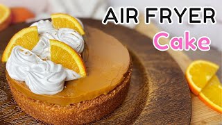 AIR FRYER CAKE  NO MIXER  EGGLESS  MOIST AND FLUFFY [upl. by Wane326]