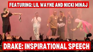 Drake Inspirational Speech  Honors Lil Wayne [upl. by Eustatius891]