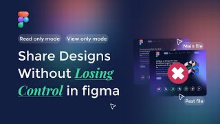 Protect Your Figma Designs Enable ReadOnly Sharing  Stop Design Theft in Figma [upl. by Wivestad541]