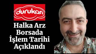 Borsada ve Halka Arzlarda Kapanış Rakamları cemzy Durukan Şekerleme İşlem Tarihi Açıklandı durkn [upl. by Lakin376]