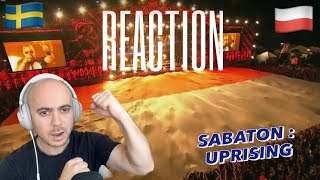 How many energy drinks he drank  SABATON  UPRISING Reaction [upl. by Stanly]