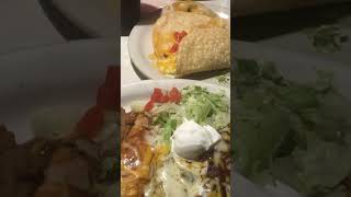 The Elvis Presley Memorial combo food at Chuy’s restaurantaustintexas [upl. by Hussey]