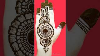 gol tikki very simple mehndi ka designvery easy flower design patterntricky designshortviral [upl. by Rahal]