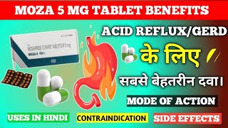 Mosapride 5mg tablet in Hindi  Moza 5mg Tablet Uses  Dose  Side Effects  PHARMACYTREEsangam [upl. by Letrice231]