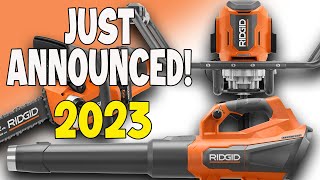 FULL LIST FOUND of RIDGID OUTDOOR POWER TOOLS announced for 2023 [upl. by Reyotal786]