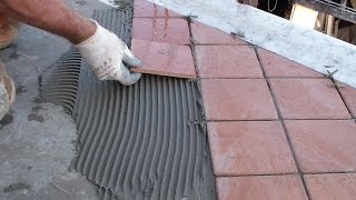 Come posare le piastrelle del pavimento fai da teLay the floor tiles DIY [upl. by Mora681]