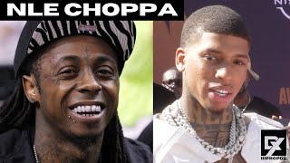 NLE Choppa Reveals Favorite Lil Wayne Verse amp Meditation Routine  BET Awards 2023 [upl. by Dagley]