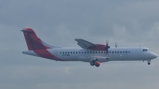 Aurigny  Former Avianca  arrival at Liverpool Airport [upl. by Glenda775]