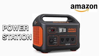 HOW TO USE THE JACKERY EXPLORER 1000 PORTABLE POWER STATION SOLAR GENERATOR  AMAZON FINDS ☀️ [upl. by Atrebor581]