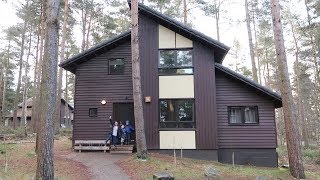 CENTER PARCS DAY 1 amp AMAZING LODGE TOUR [upl. by Larrad]