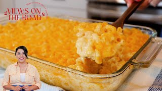 SUPER EASY CREAMY BAKED MAC N CHEESE RECIPE [upl. by Starr]