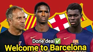 BREAKING 🚨 Barcelona have announced the completion of signed of two players from Mali Africa✅ [upl. by Peggie]