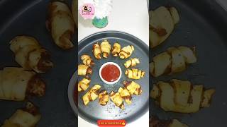 Trending recipes of crunchy potatoes croissantshorts youtubeshorts reels recipe viralshorts [upl. by Alyss]